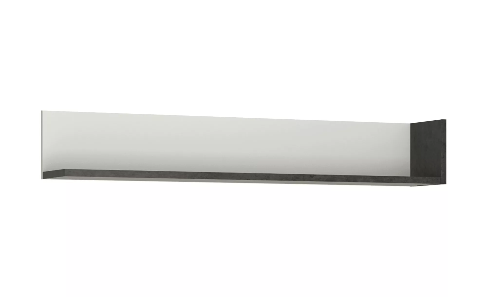 Wandboard  Zingaro - grau - 133 cm - 22 cm - 22 cm - Sconto günstig online kaufen