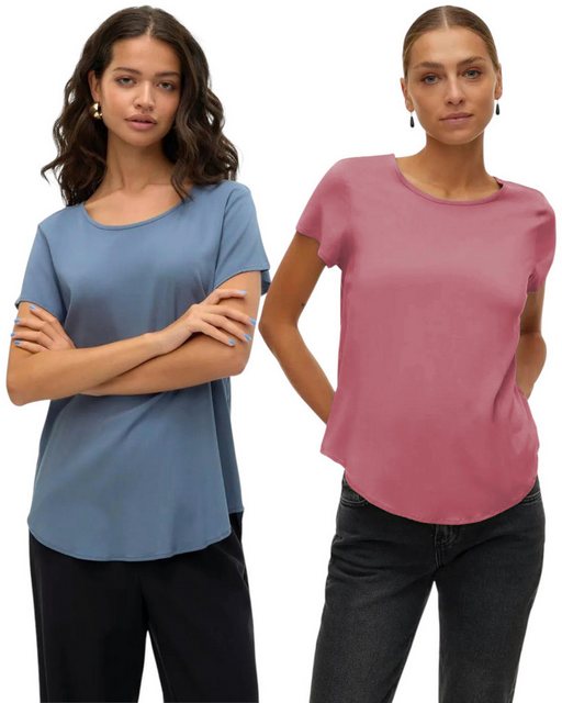 Vero Moda Blusenshirt lockeres Shirt im Doppelpack günstig online kaufen