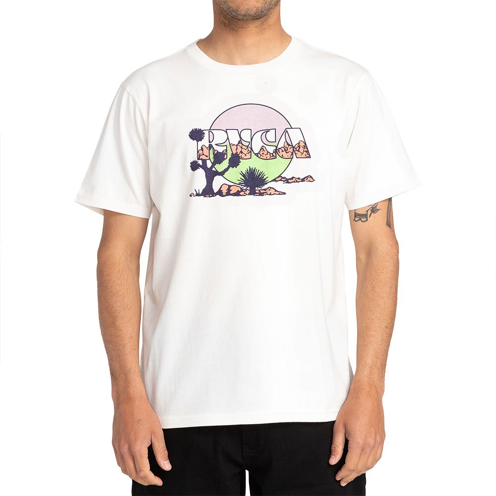 Rvca Jay Tree Kurzarm T-shirt M Antique White günstig online kaufen