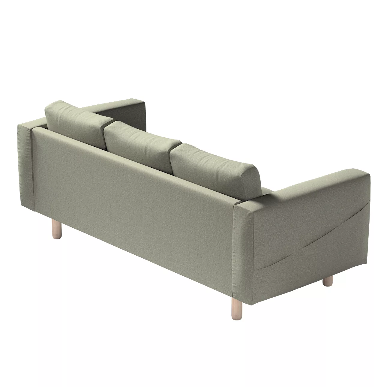 Bezug für Norsborg 3-Sitzer Sofa, grau-beige, Norsborg 3-Sitzer Sofabezug, günstig online kaufen