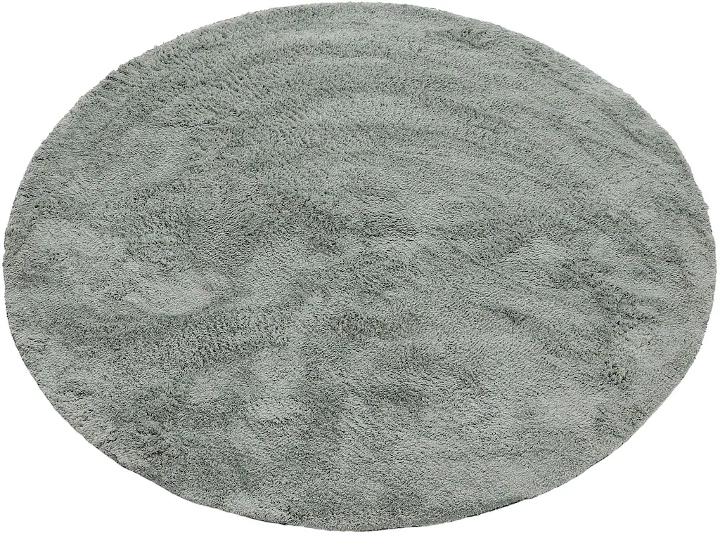 carpetfine Teppich »Silky«, rund, 20 mm Höhe, Shaggy, Langflor, uni, besond günstig online kaufen