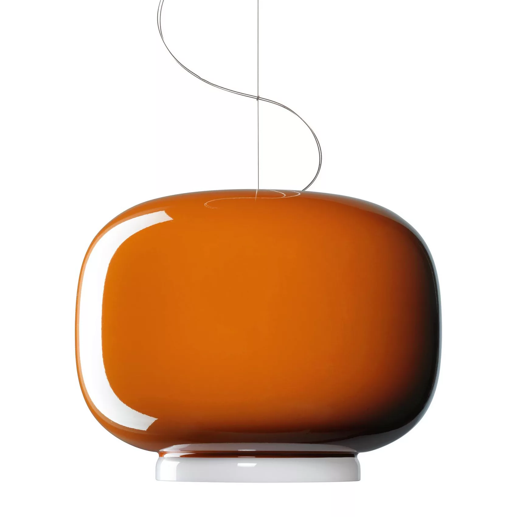 Foscarini - Chouchin 1 Pendelleuchte - orange/lackiert/H x Ø 31x40cm/2700K/ günstig online kaufen