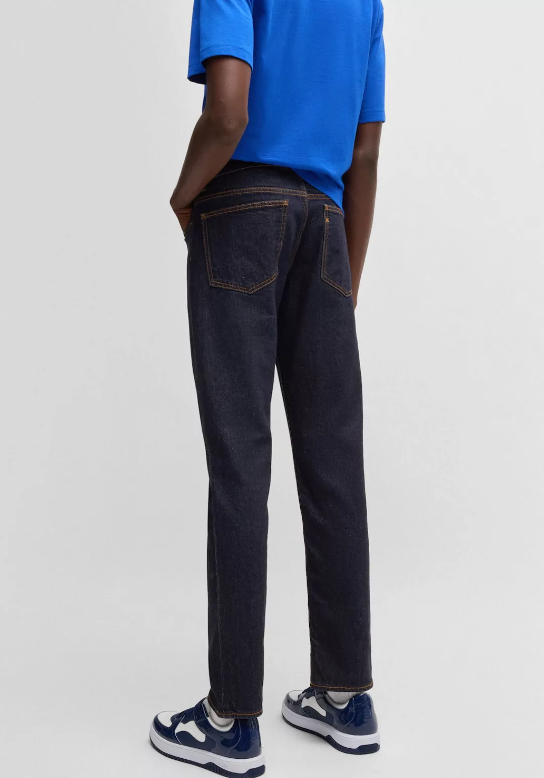 HUGO Blue Slim-fit-Jeans "Ash", mit Stone-washed-Finish günstig online kaufen