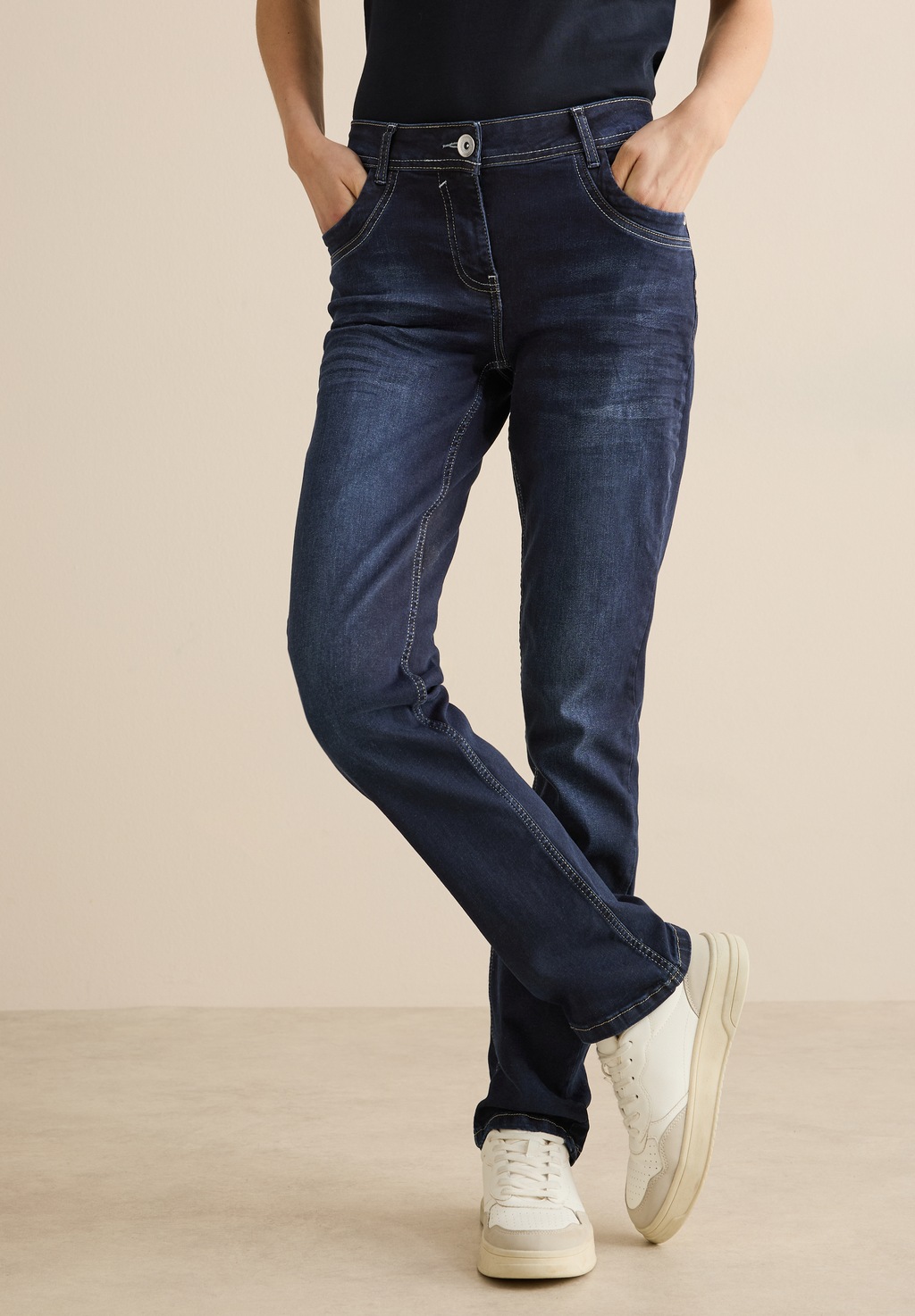 Cecil Straight-Jeans, Middle Waist günstig online kaufen