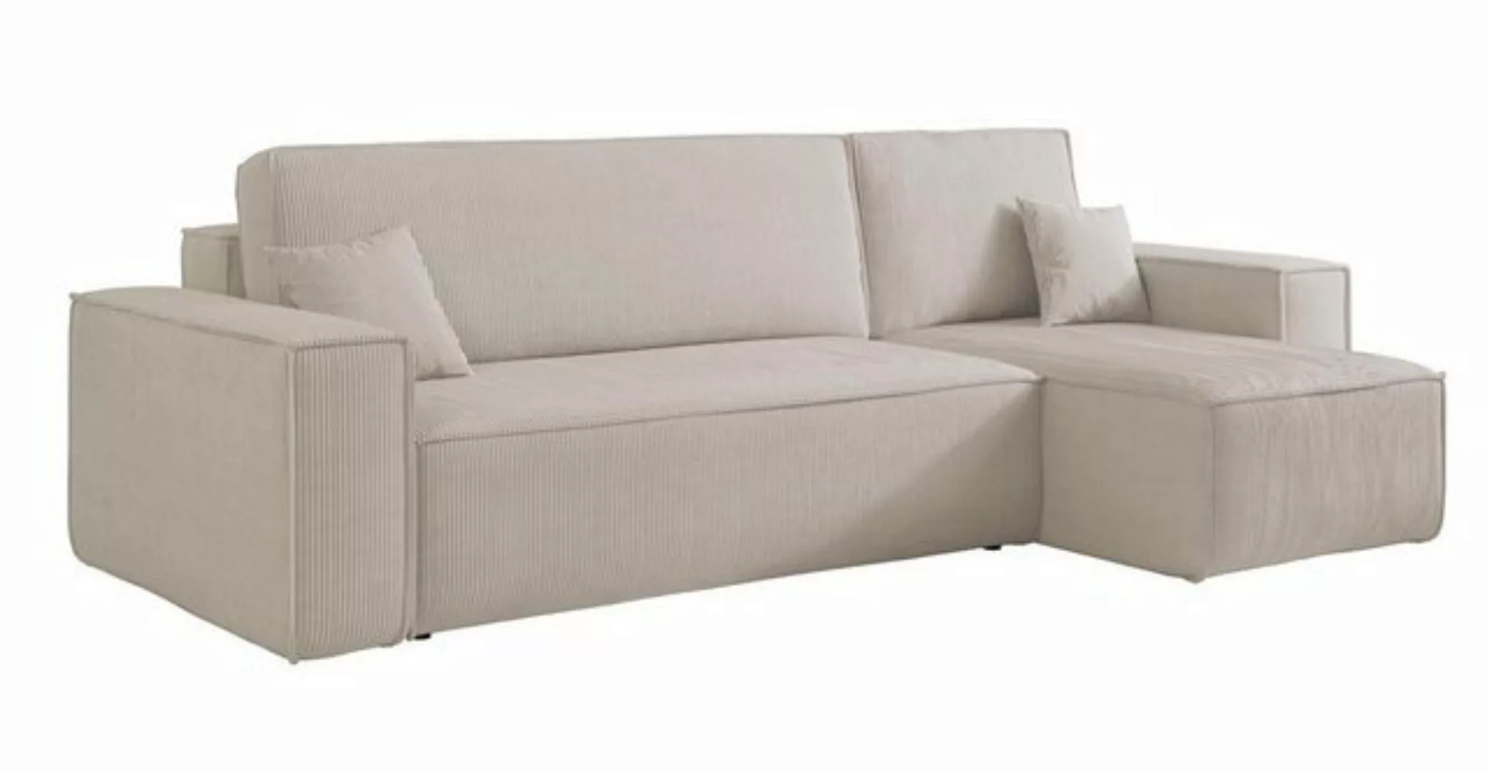 Compleo Ecksofa TOKYO, L-form Ecke, mit universelle Ottomane und Schlaffunk günstig online kaufen