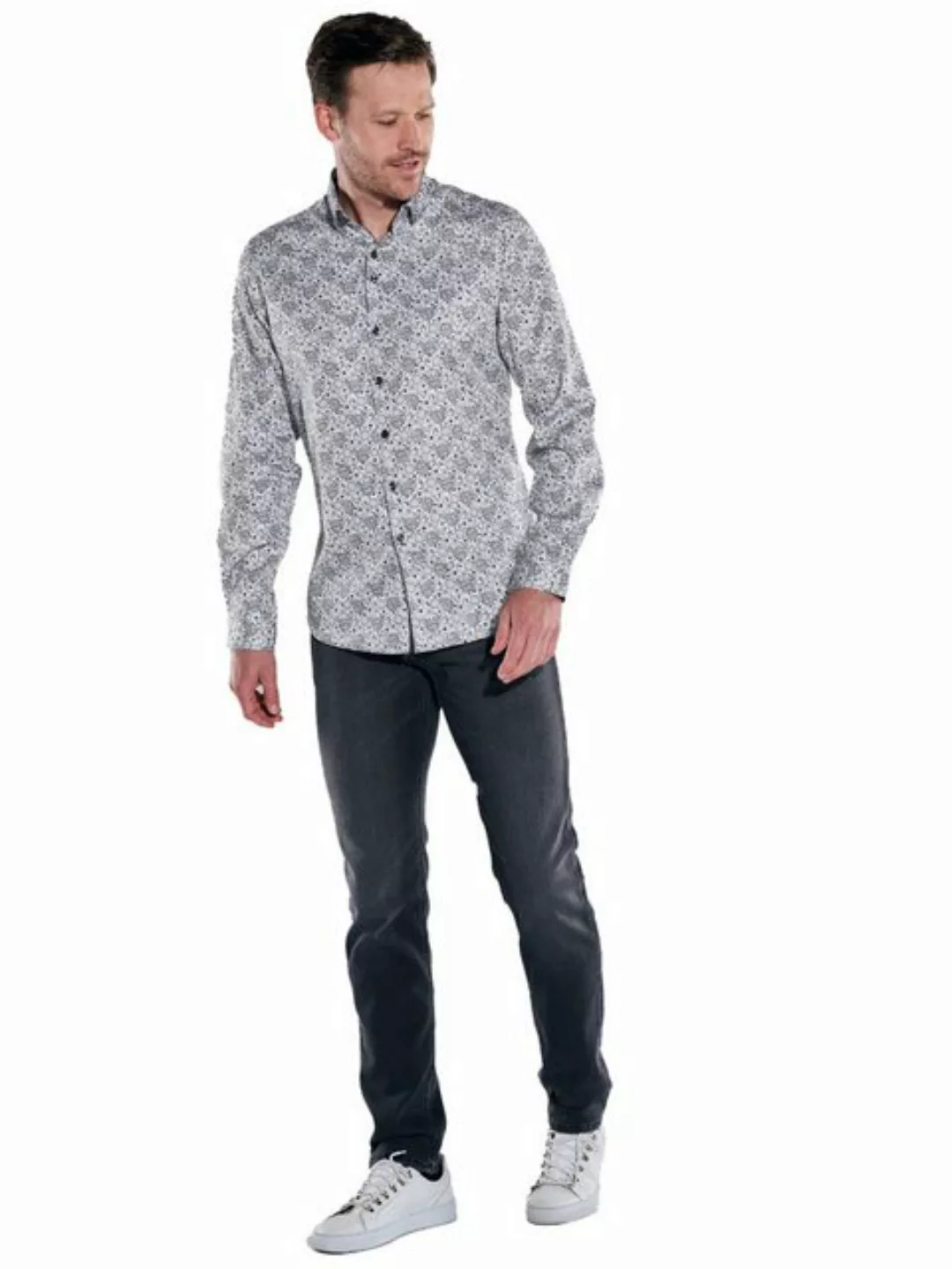 ENGBERS GERMANY Langarmhemd Langarm-Hemd slim fit günstig online kaufen