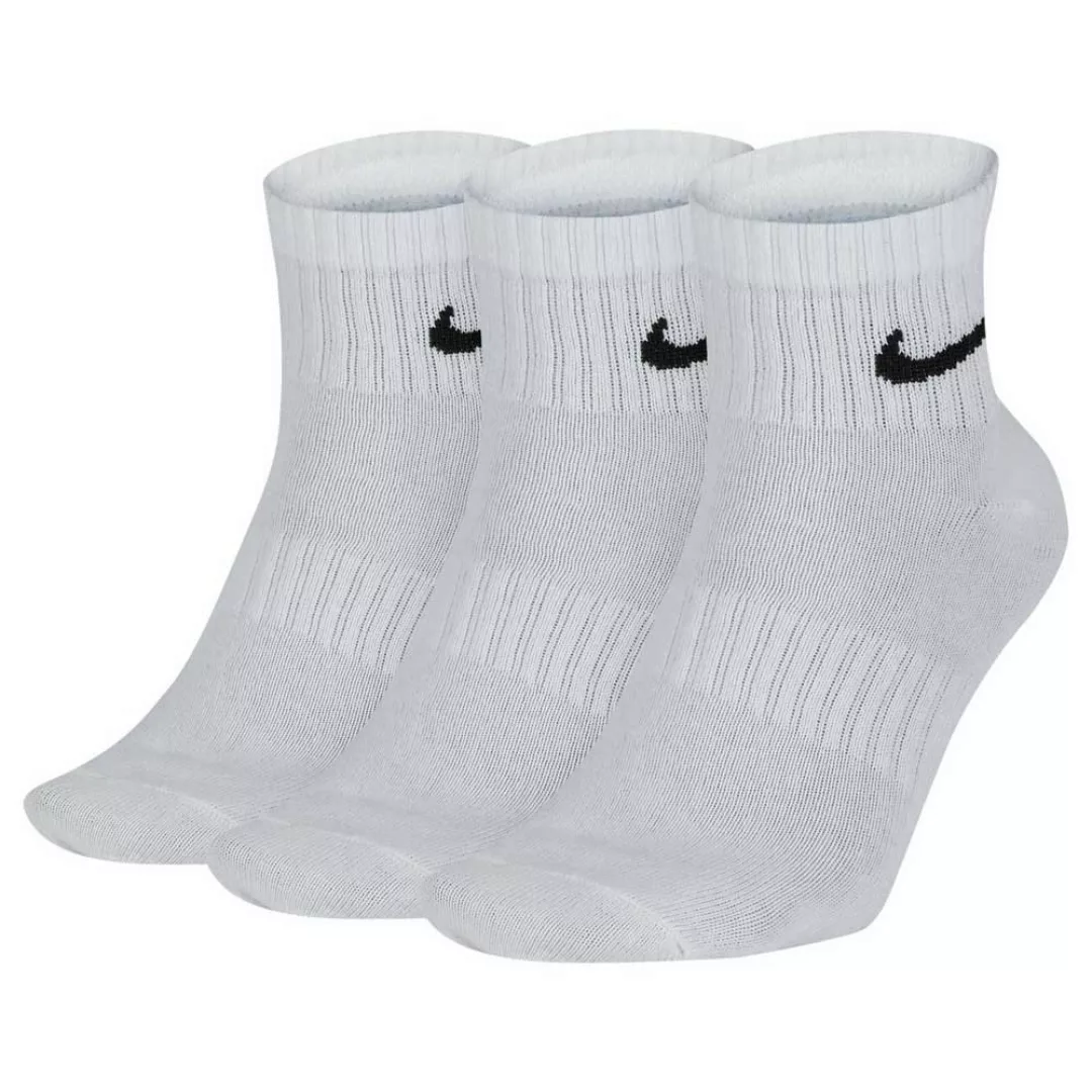 Nike Everyday Lightweight Ankle Socken 3 Paare EU 46-50 White / Black günstig online kaufen