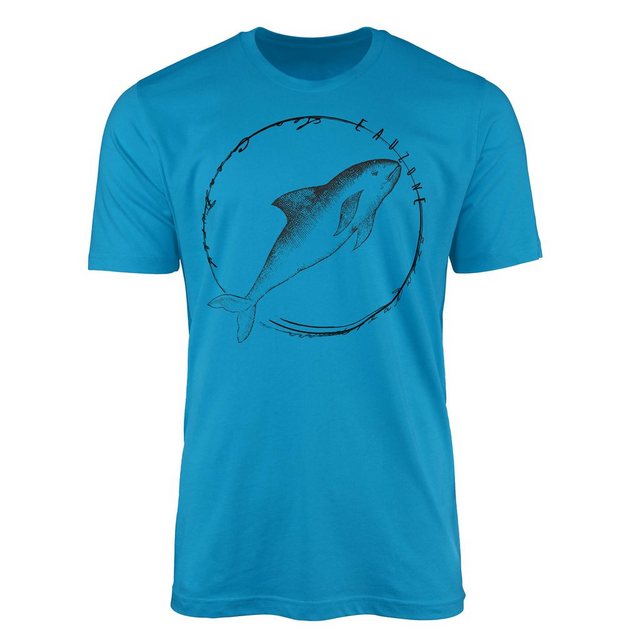 Sinus Art T-Shirt T-Shirt Tiefsee Fische - Serie: Sea Creatures, feine Stru günstig online kaufen