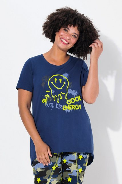 Angel of Style T-Shirt T-Shirt A-Linie Smiley Halbarm günstig online kaufen