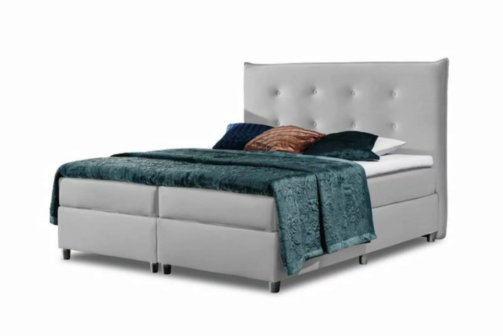 Stylefy Boxspringbett Anton (Schlafzimmerbett, Bett), gepolstert günstig online kaufen