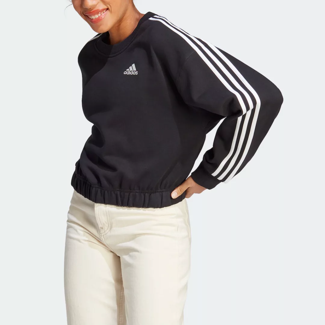 adidas Sportswear Sweatshirt "ESSENTIALS 3-STREIFEN CROP" günstig online kaufen