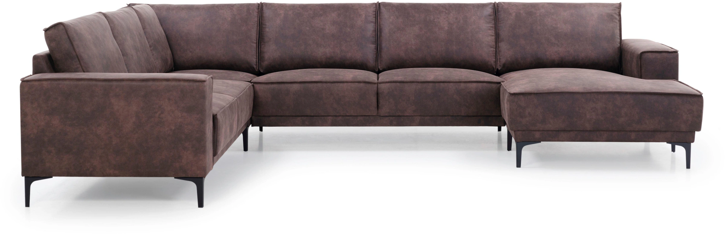 Places of Style Wohnlandschaft »XXL Sofa Oland, Struktur, Flachgewebe, Luxu günstig online kaufen