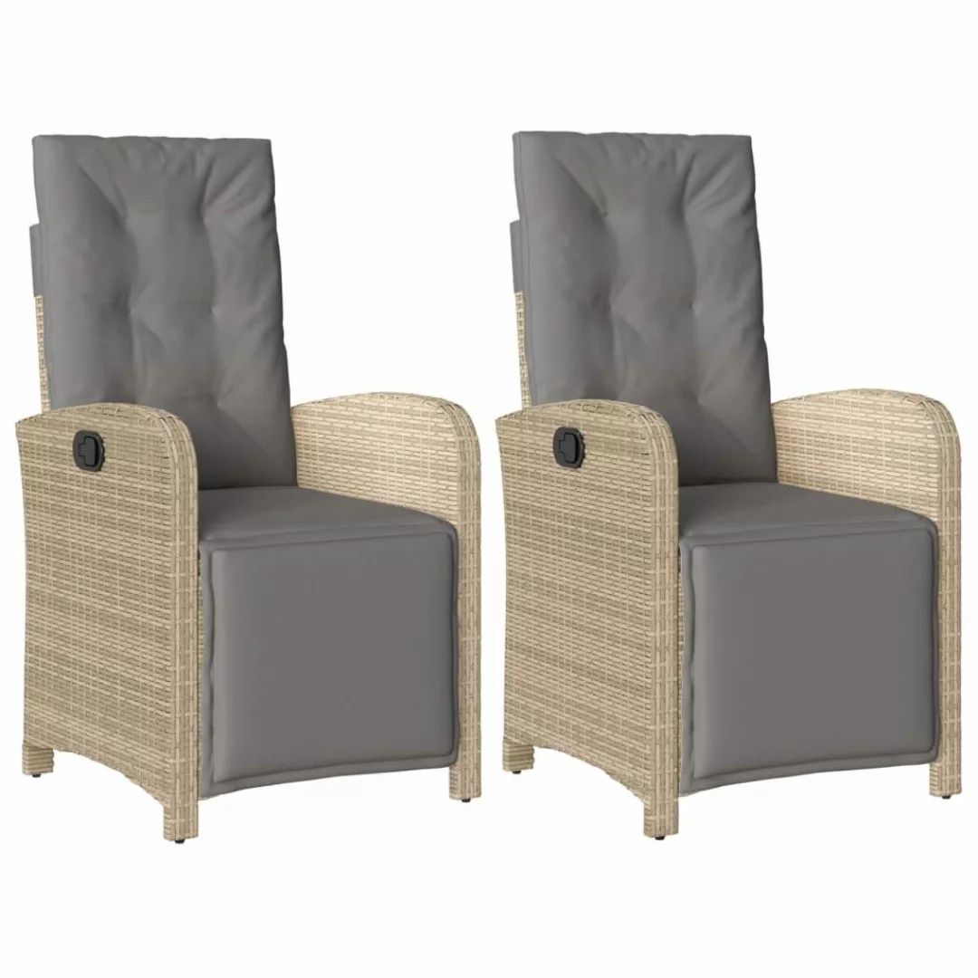vidaXL Gartensessel, Outdoor Sessel mit Fußteil günstig online kaufen