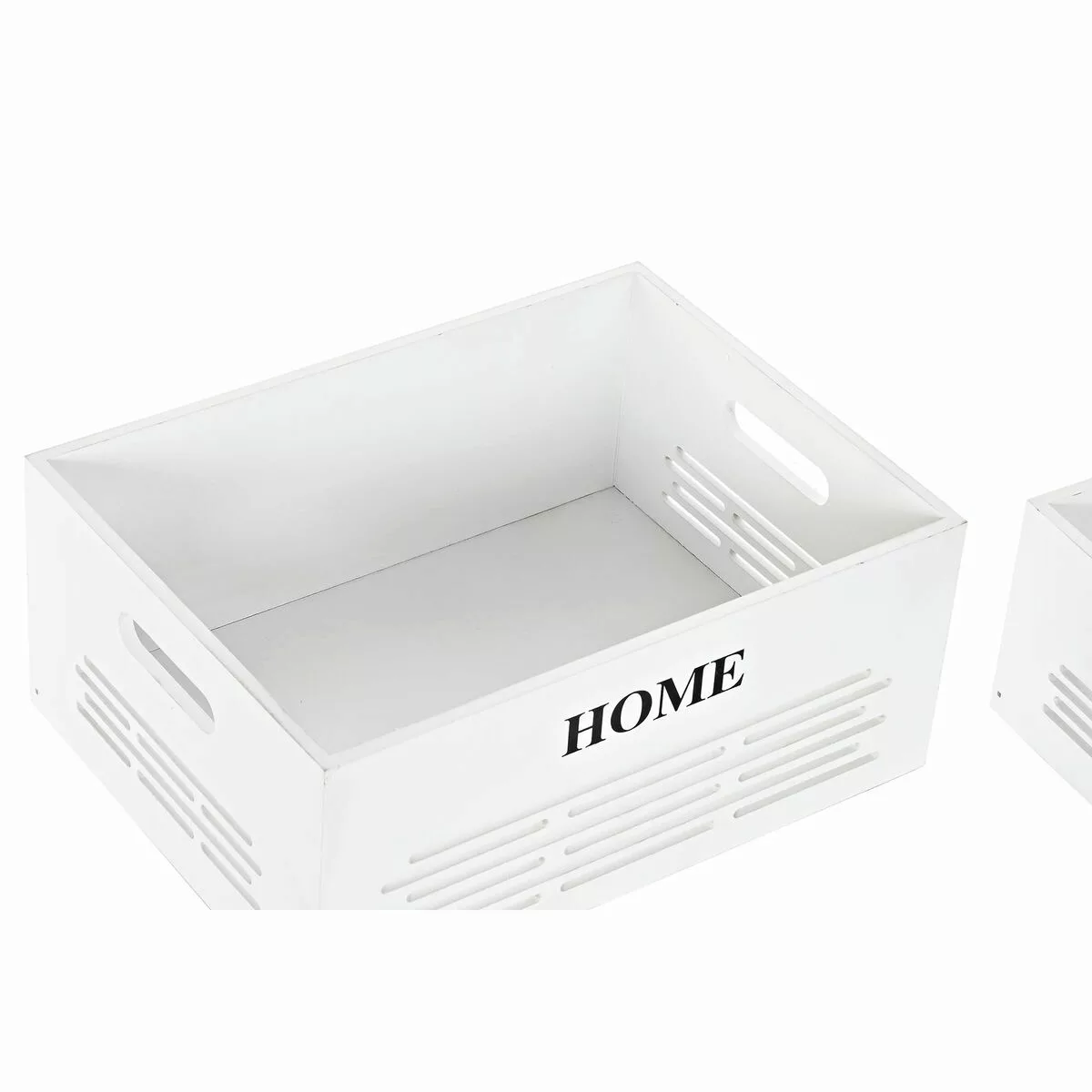 Korbsatz Dkd Home Decor Weiß Polyester Mdf (40 X 30 X 56 Cm) (5 Stücke) günstig online kaufen