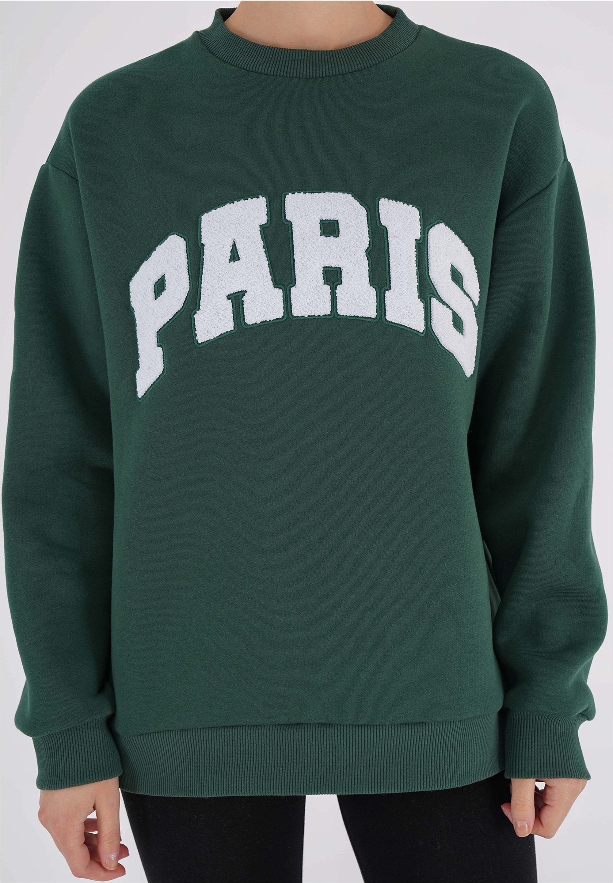 freshlions Sweatshirt Paris mit wunderbarer Stickerei günstig online kaufen
