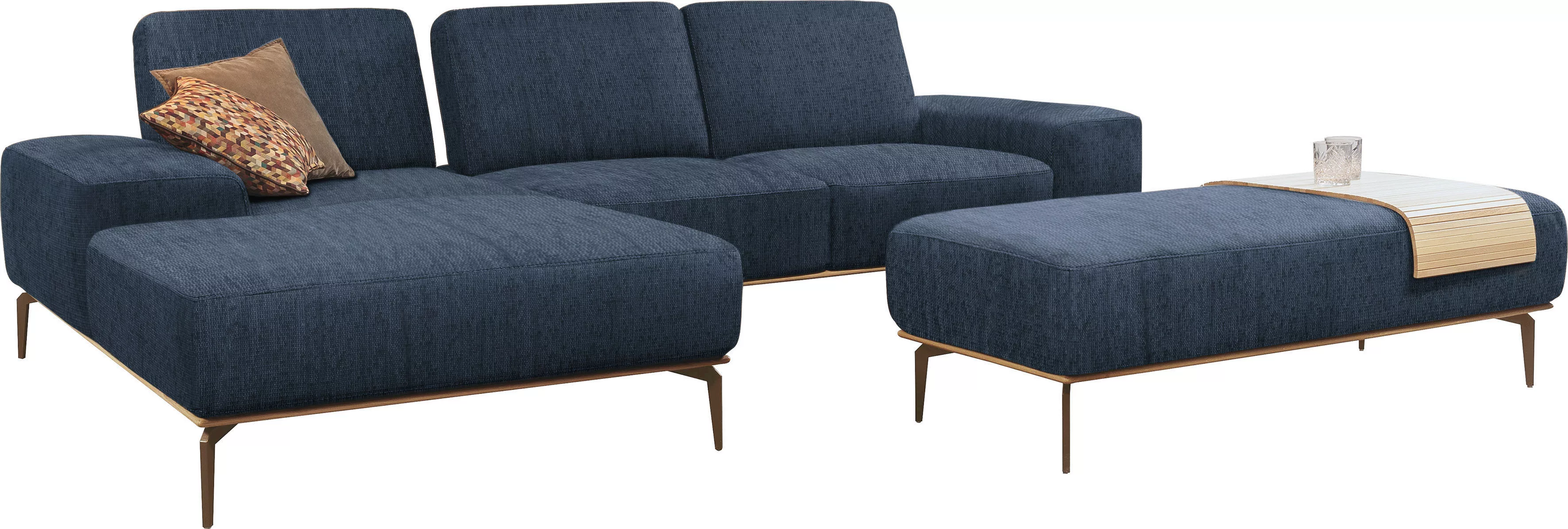 W.SCHILLIG Ecksofa "run, Designsofa mit tollem Sitzkomfort, L-Form", mit Ho günstig online kaufen