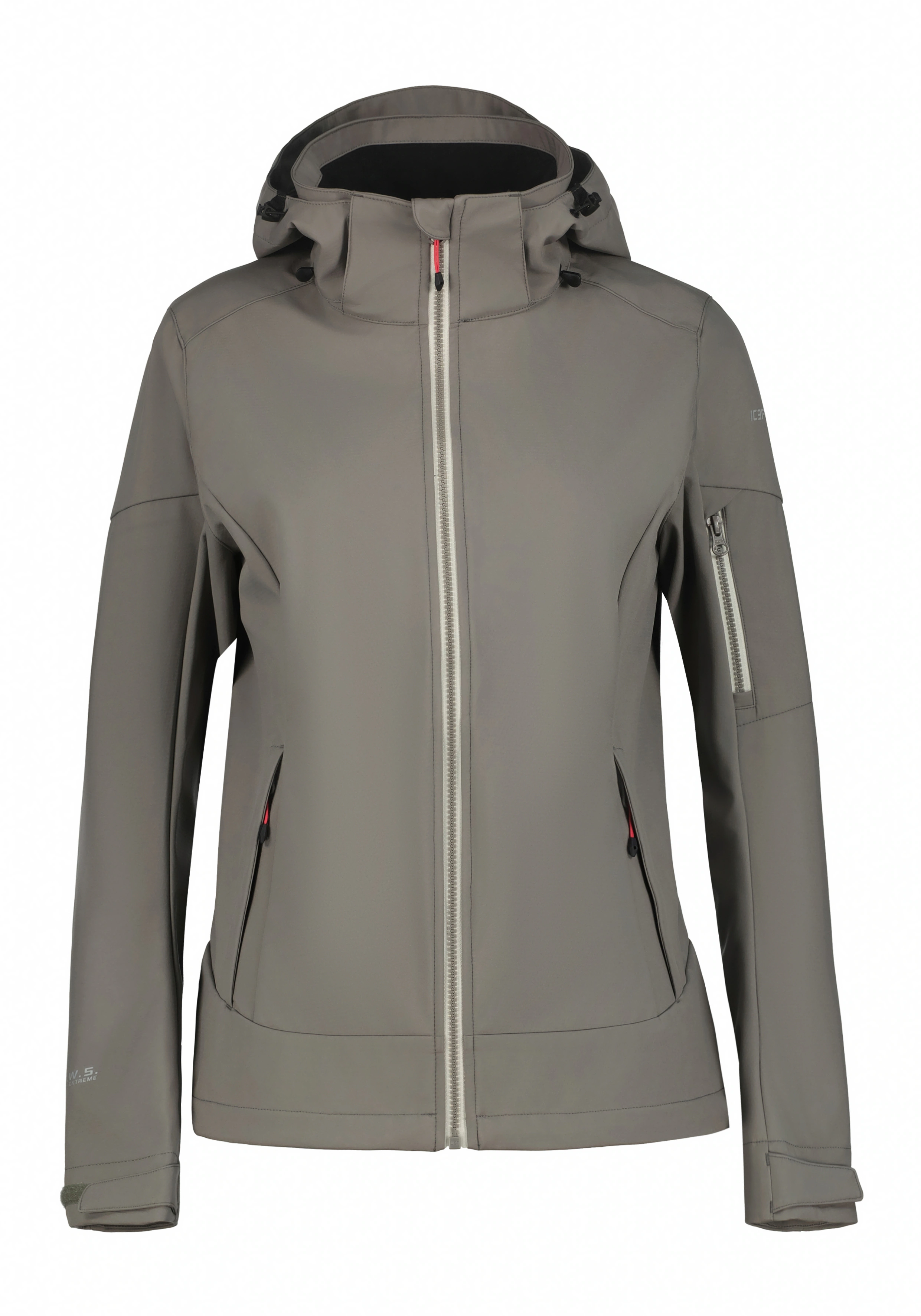 Icepeak Softshelljacke "D SOFTSHELLJACKE BATHGATE", (1 St.), mit Kapuze, Wa günstig online kaufen