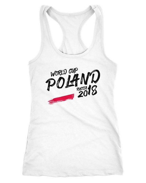 MoonWorks Tanktop Damen Tanktop Polen Poland Polska Fußball WM Weltmeisters günstig online kaufen