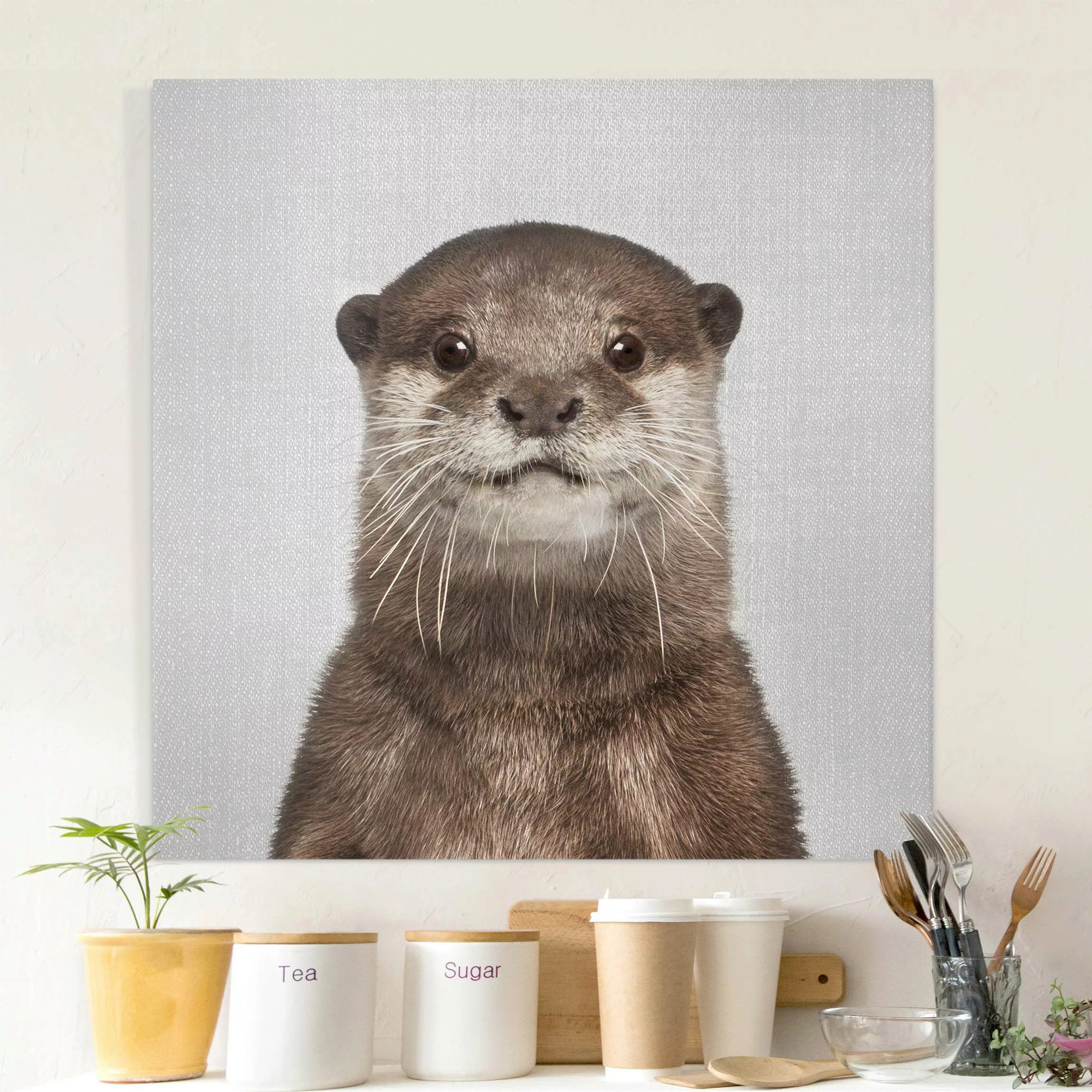 Leinwandbild Otter Oswald günstig online kaufen