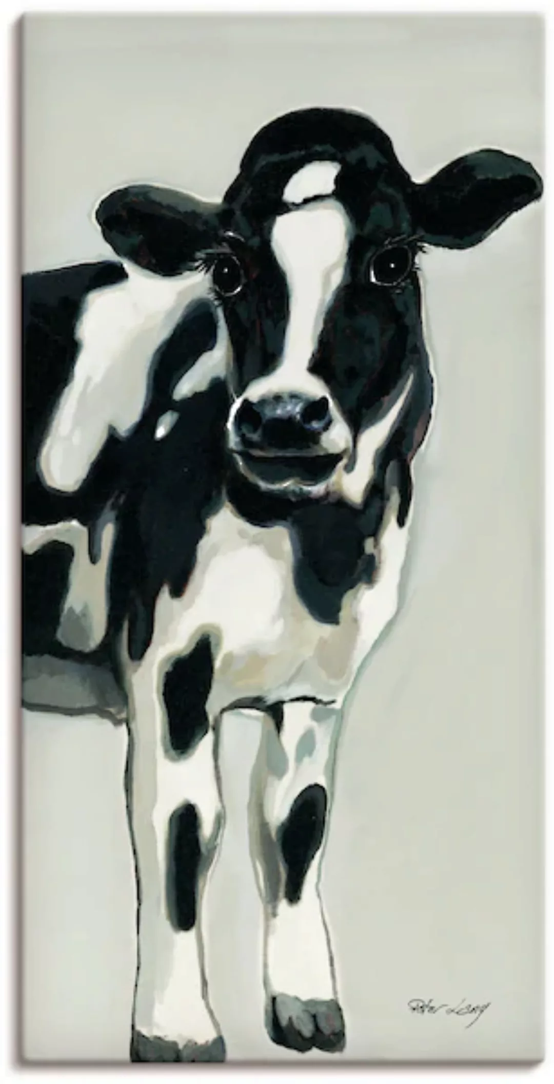 Artland Wandbild »Kuh«, Haustiere, (1 St.), als Alubild, Outdoorbild, Leinw günstig online kaufen