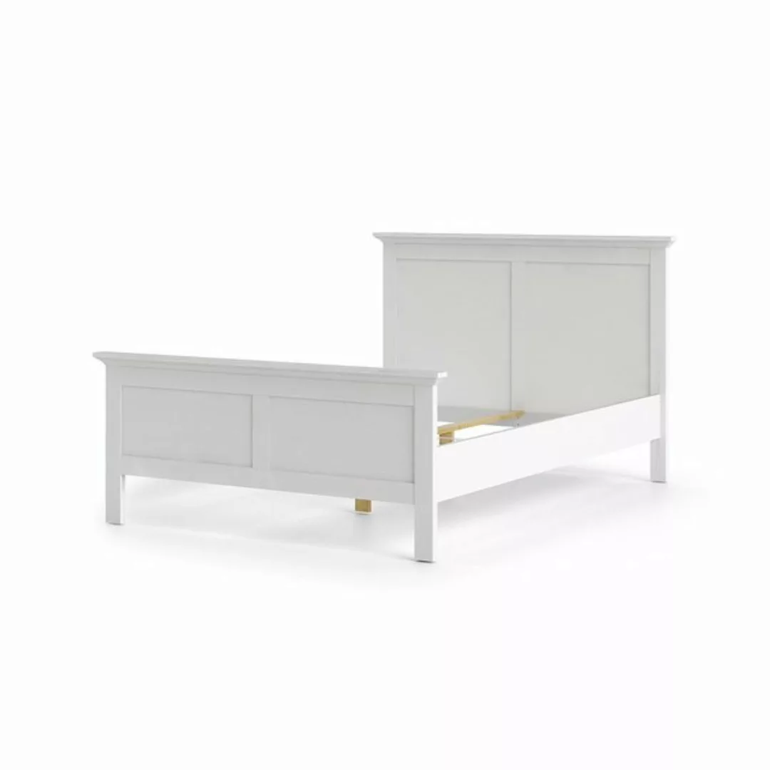 ebuy24 Bett Venedig Bett Doppelbett 140x200 cm, weiss. (1-tlg) günstig online kaufen