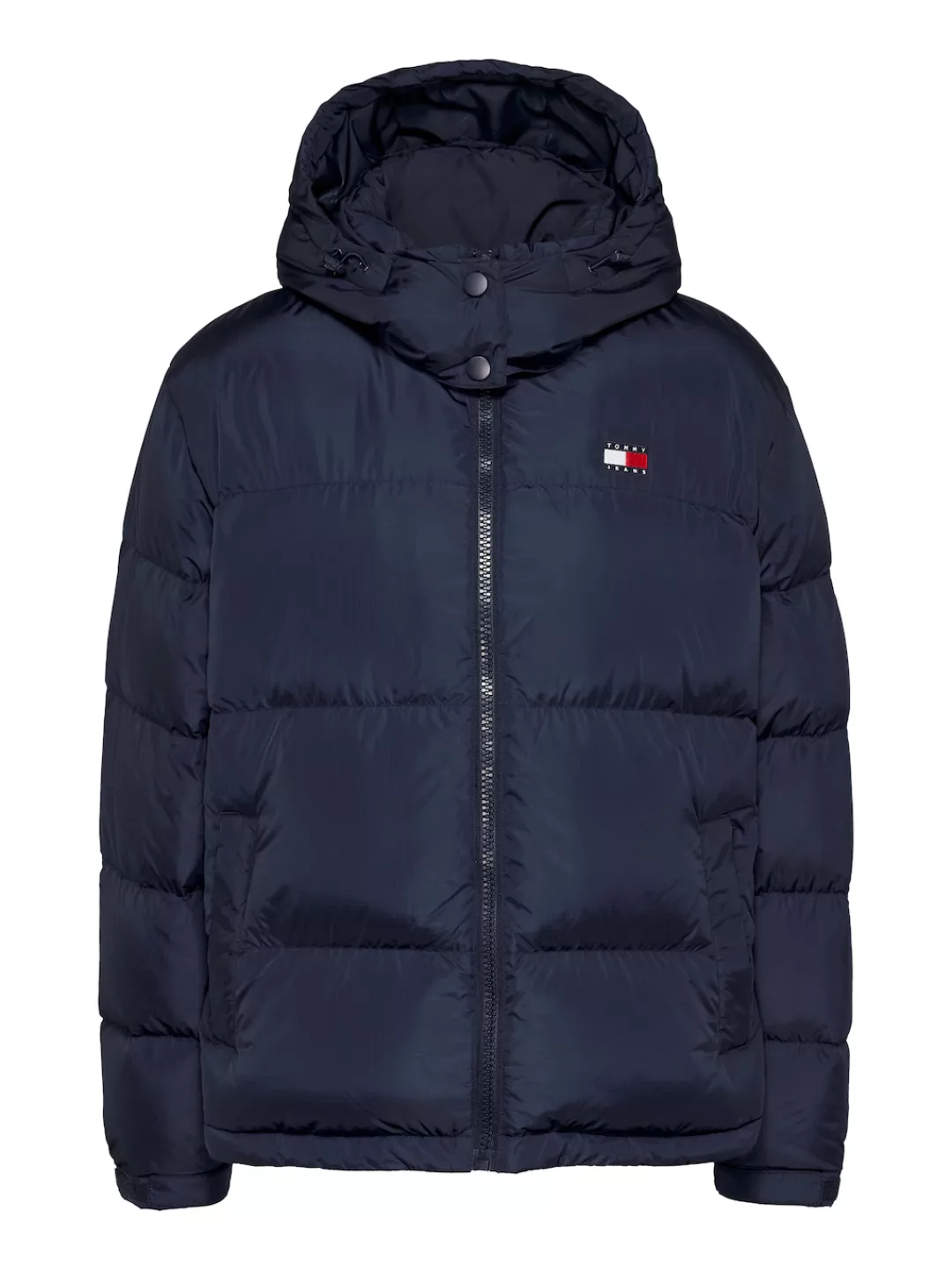 Tommy Jeans Steppjacke "TJW ALASKA PUFFER EXT", mit Kapuze, mit Logosticker günstig online kaufen