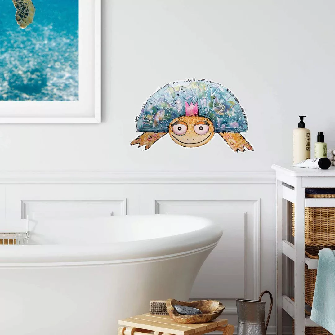 Wall-Art Wandtattoo »Schildkröte Immer mit der Ruhe«, (1 St.), selbstkleben günstig online kaufen