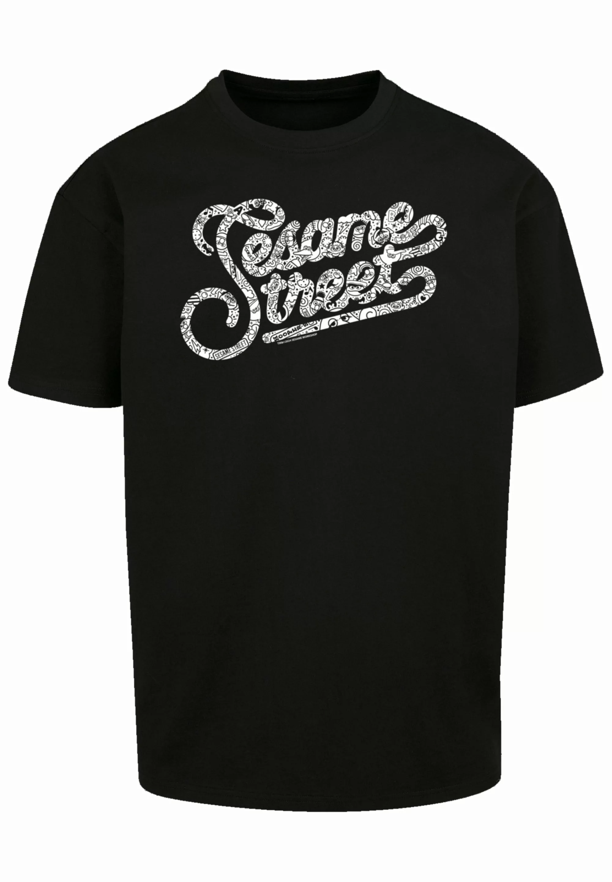 F4NT4STIC T-Shirt "Sesamstraße Lettering", Premium Qualität, Weihnachts-Kol günstig online kaufen