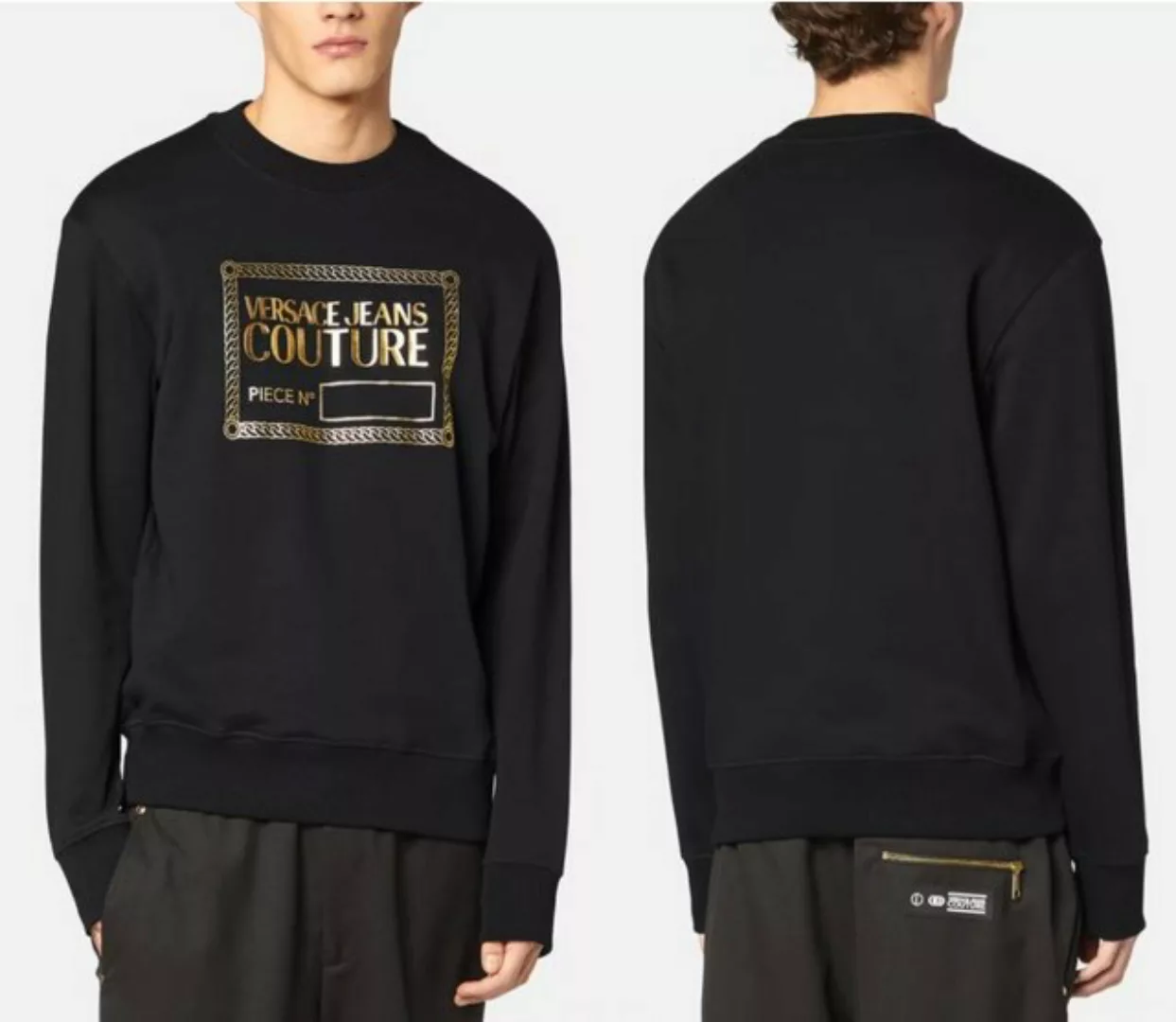 Versace Sweatshirt VERSACE JEANS COUTURE Gold Piece Sweater Sweatshirt Pull günstig online kaufen