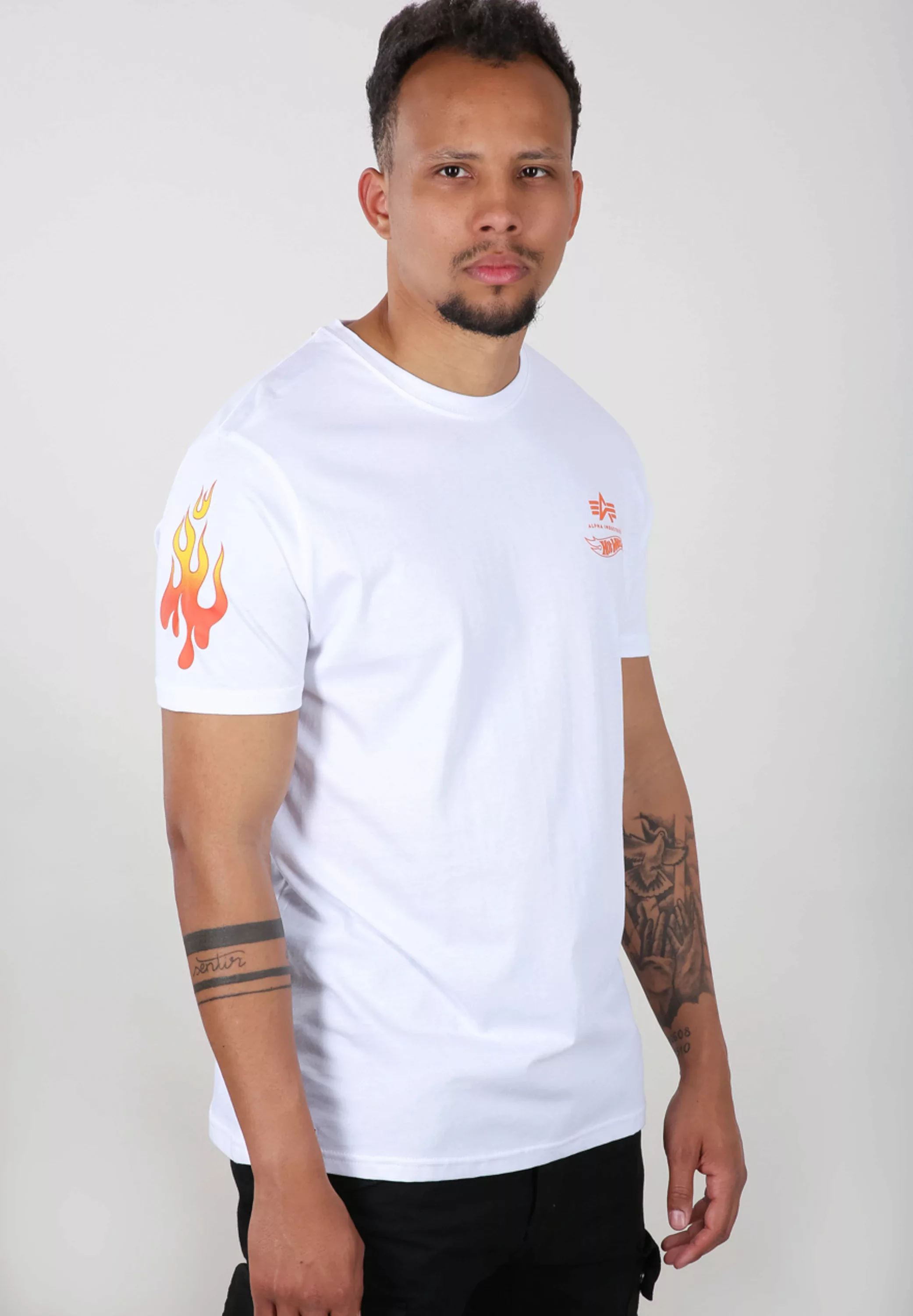 Alpha Industries T-Shirt ALPHA INDUSTRIES Men - T-Shirts Flame T günstig online kaufen