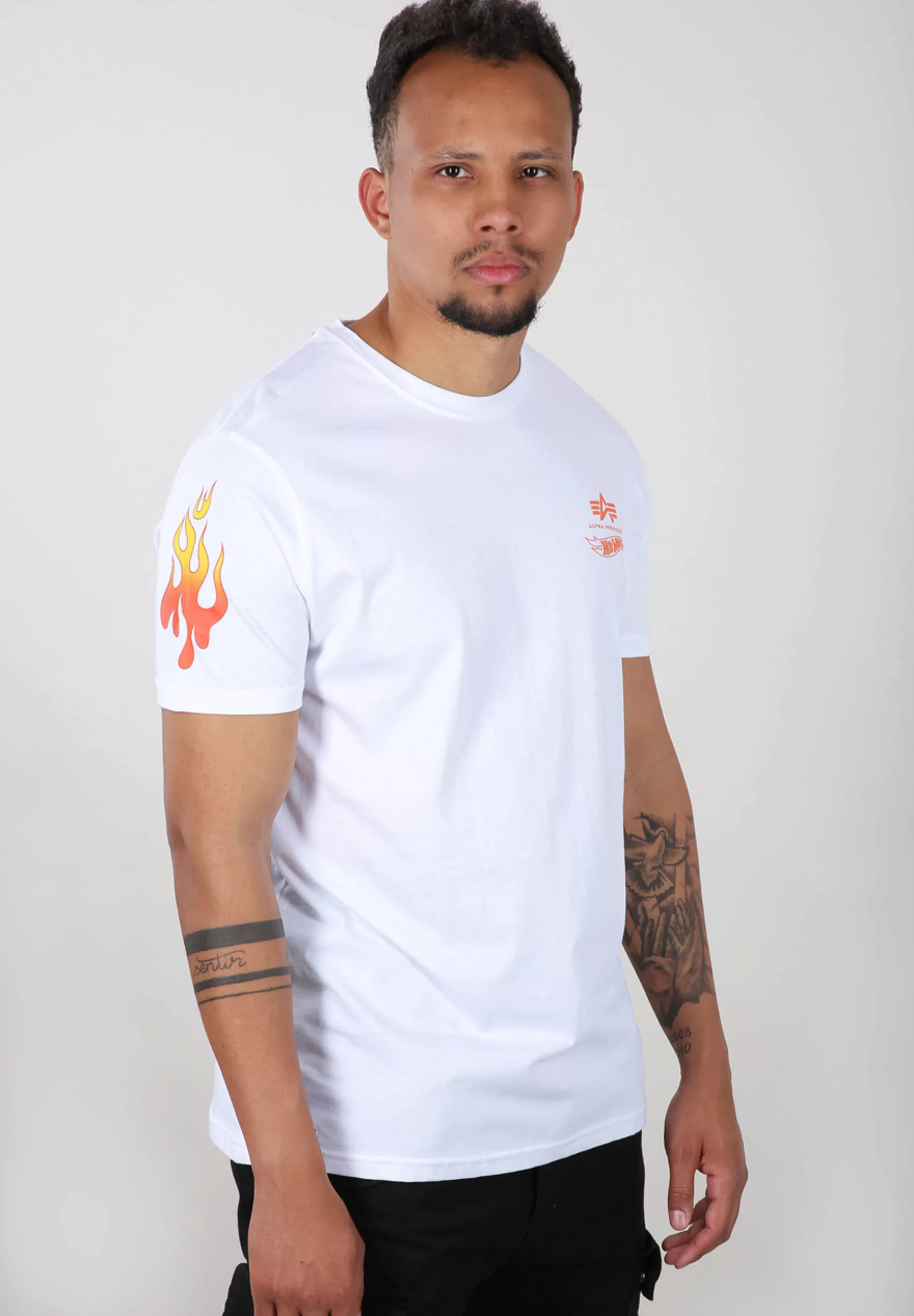 Alpha Industries T-Shirt "Alpha Industries Men - T-Shirts Flame T" günstig online kaufen