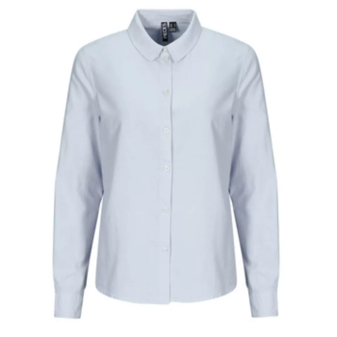 Pieces  Blusen PCIRENA LS OXFORD SHIRT günstig online kaufen