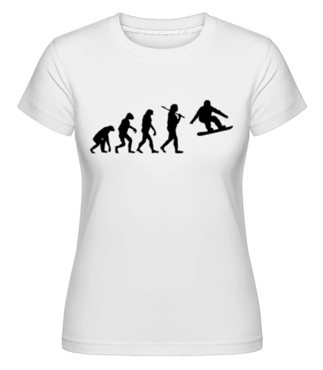 Evolution Of Snowboarding · Shirtinator Frauen T-Shirt günstig online kaufen