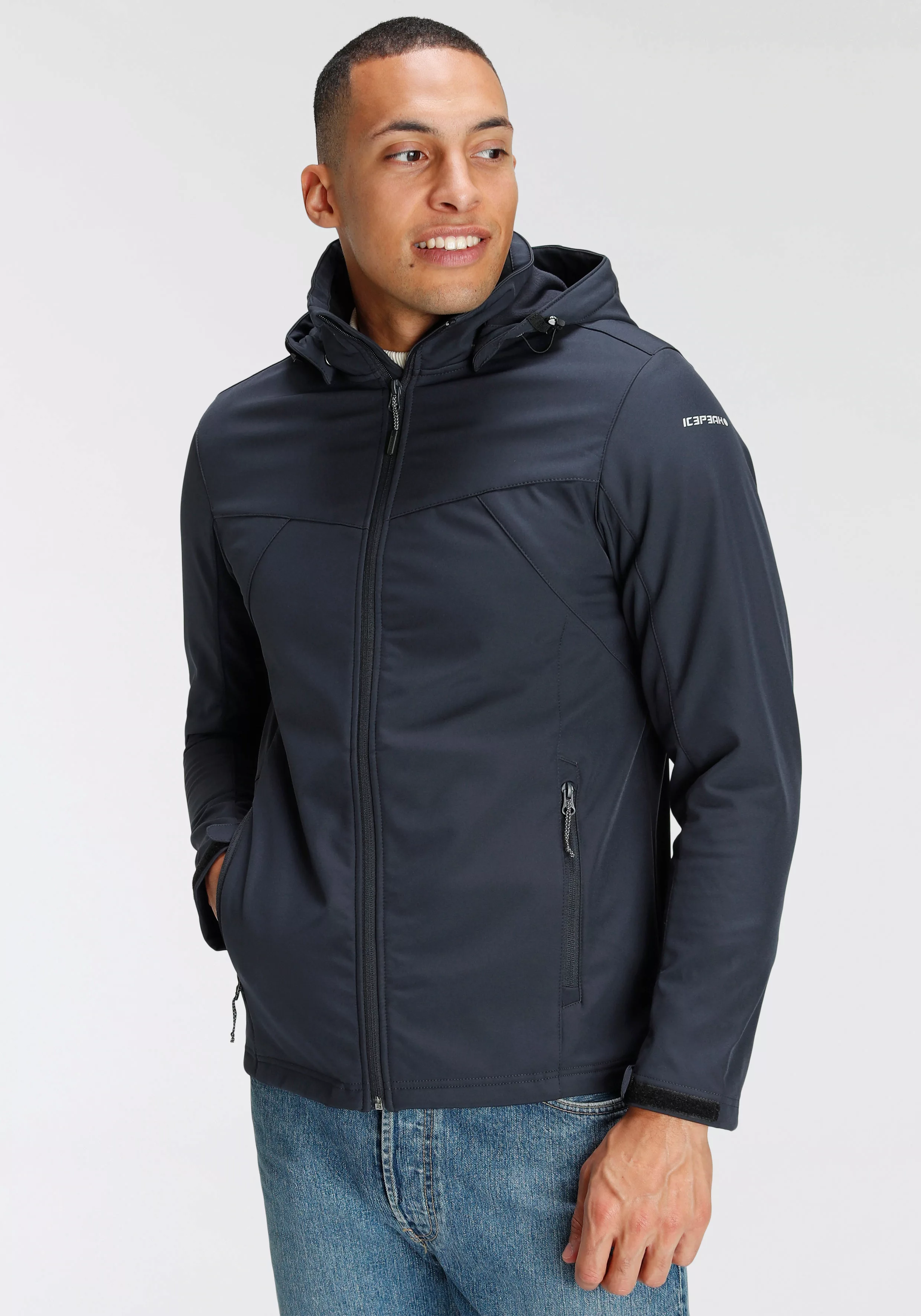 Icepeak Softshelljacke "BRIMFIELD", mit Kapuze günstig online kaufen