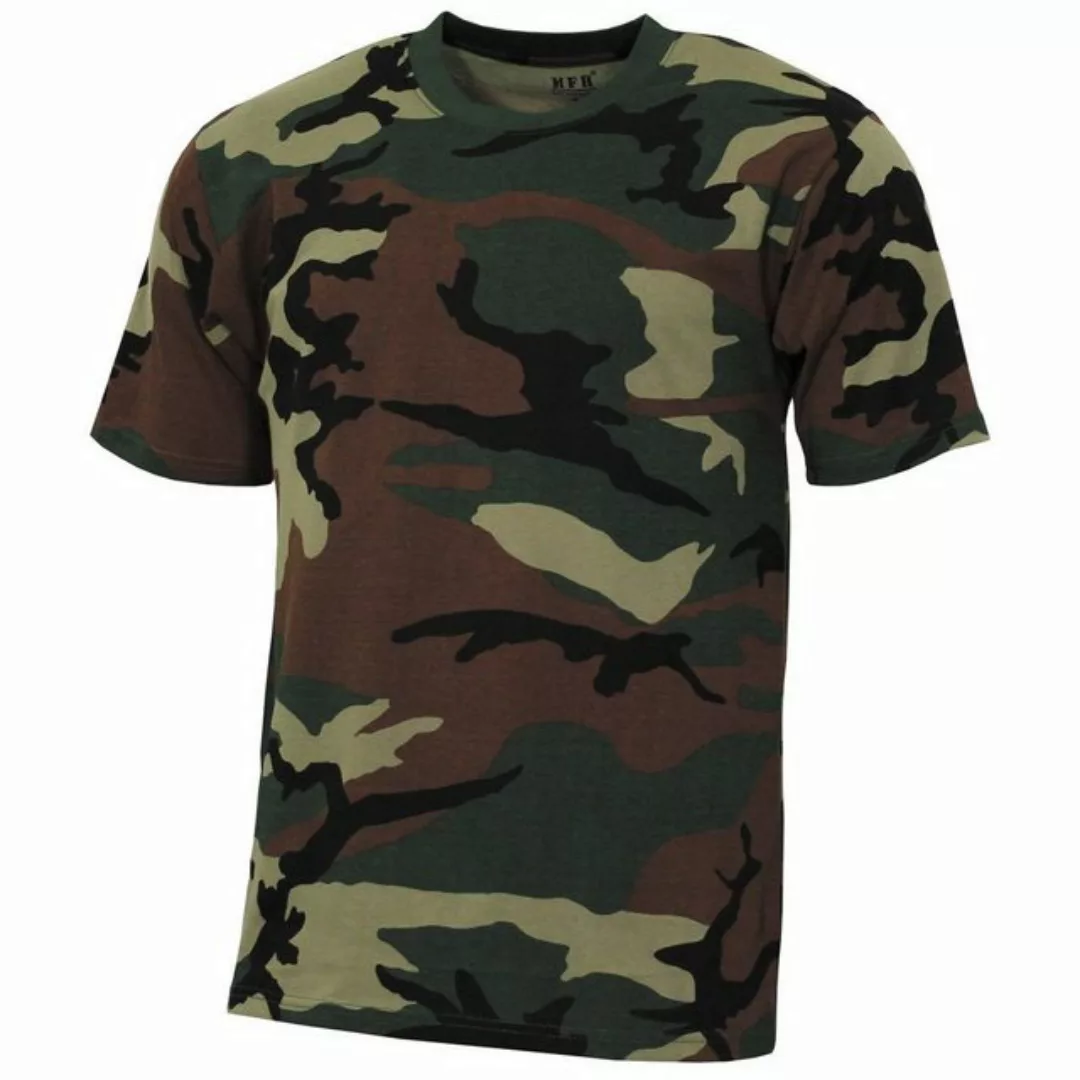 MFH T-Shirt Outdoor T-Shirt, "Streetstyle", woodland, 140-145 g/m² XL günstig online kaufen