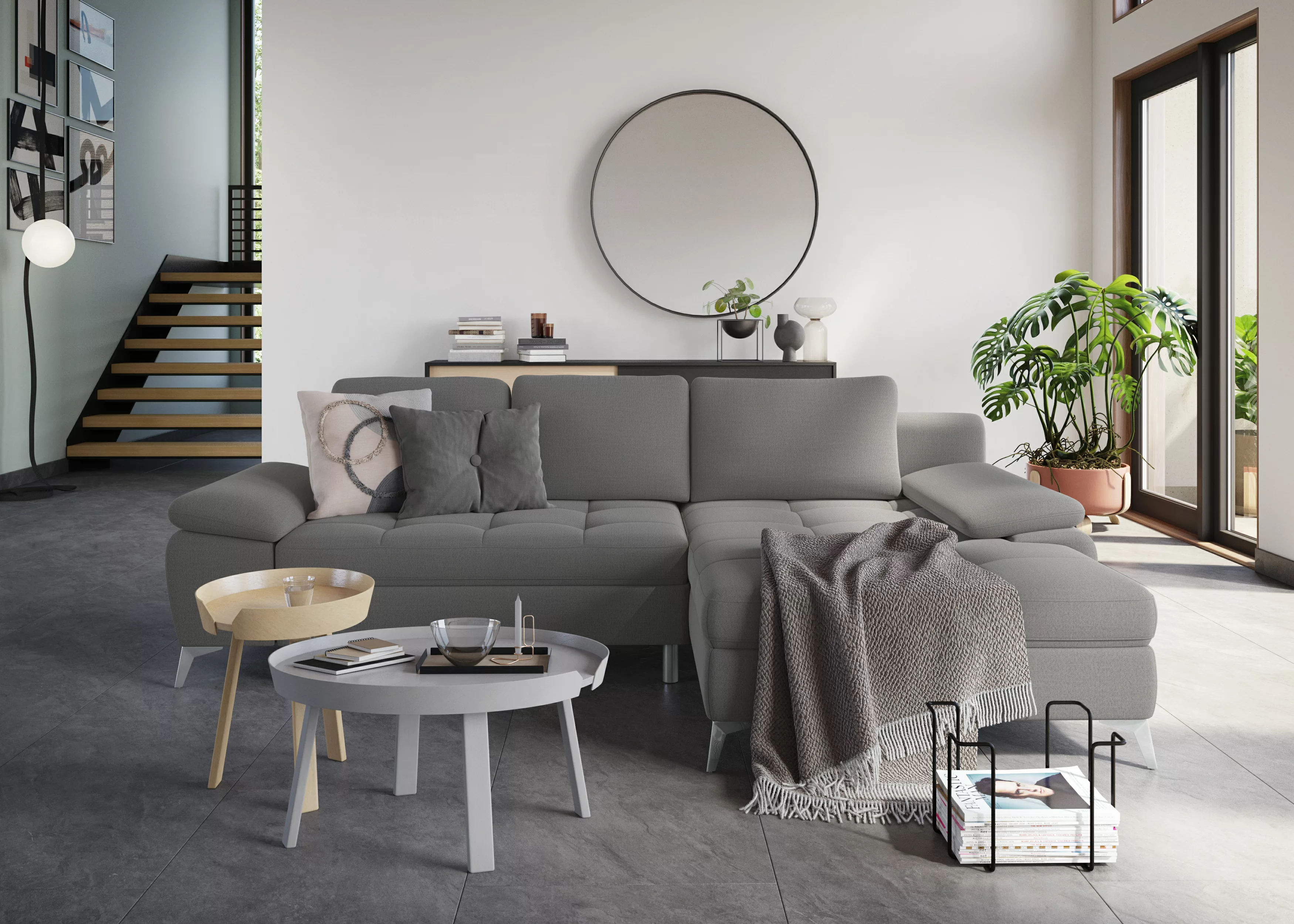 sit&more Ecksofa "Latigo L-Form", mit Recamiere, wahlweise mit Bettfunktion günstig online kaufen