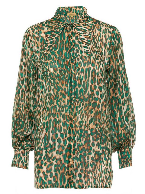 Sarah Kern Longbluse Hemd koerpernah mit Leopardenmuster günstig online kaufen