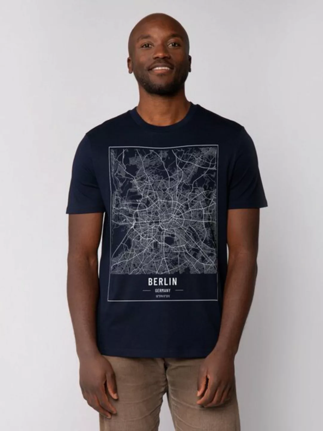 wat? Apparel Print-Shirt City maps Berlin Landkarte (1-tlg) günstig online kaufen