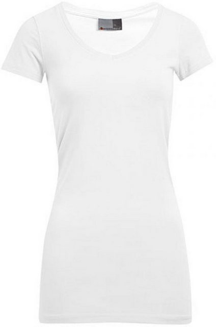 Promodoro V-Shirt Women´s Slim Fit V-Neck Damen T-Shirt Long günstig online kaufen