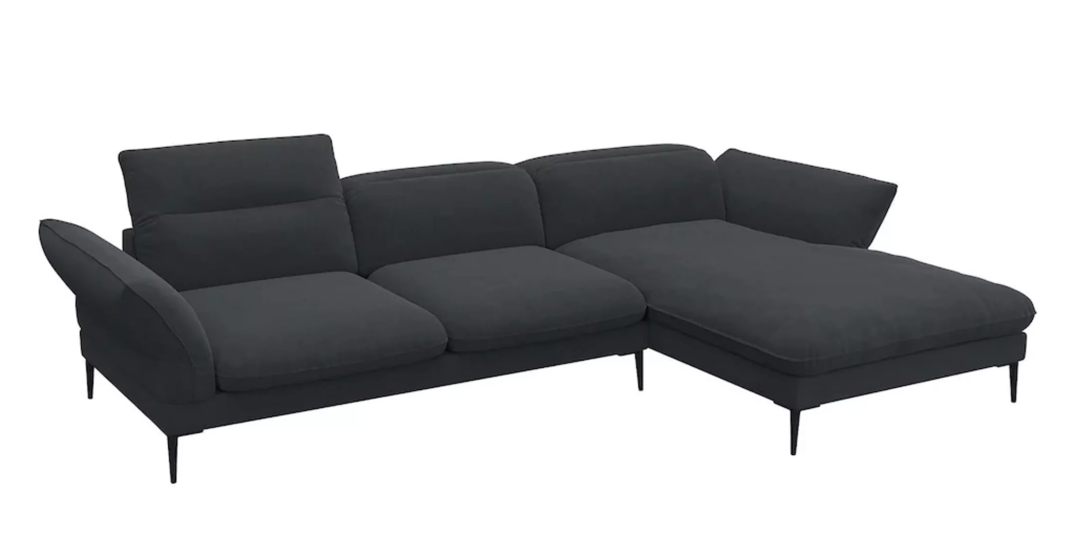 FLEXLUX Ecksofa "Salino, Funktionssofa mit Recamiere, Relaxsofa, Ecksofa", günstig online kaufen