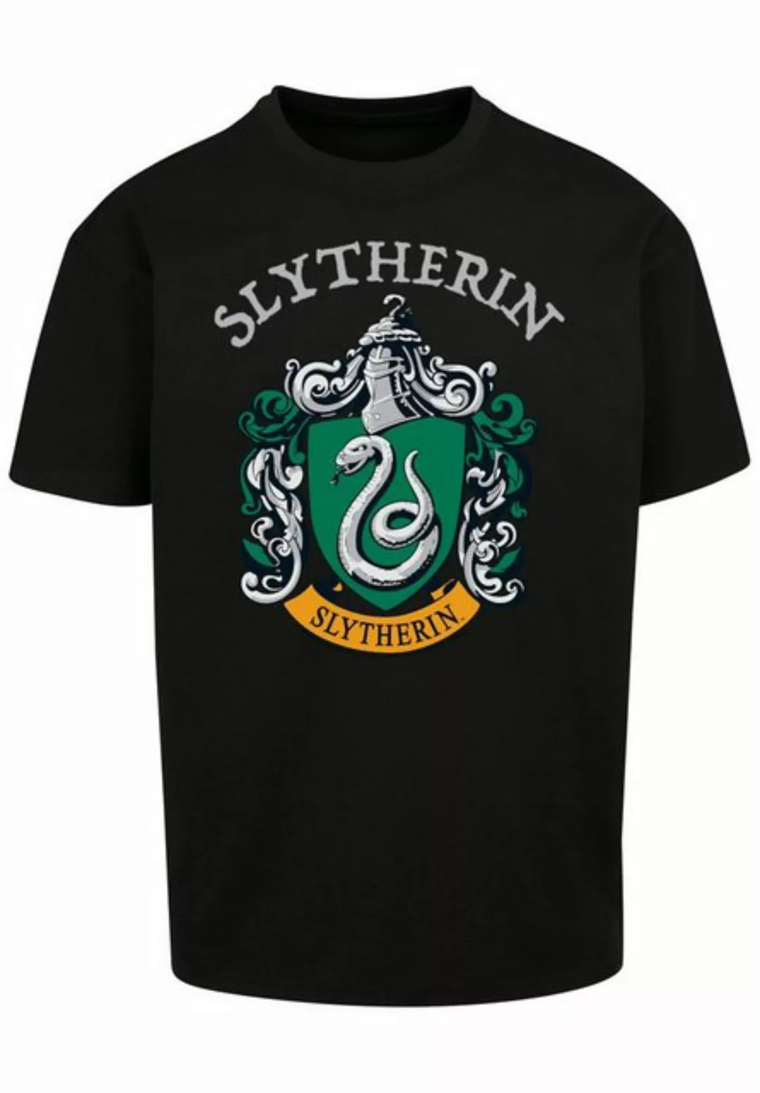 F4NT4STIC Kurzarmshirt Herren Harry Potter Slytherin Crest with Heavy Overs günstig online kaufen