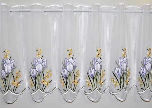 Stickereien Plauen Panneaux »Panneau Krokusblüte«, (1 St.), Panneau "Krokus günstig online kaufen