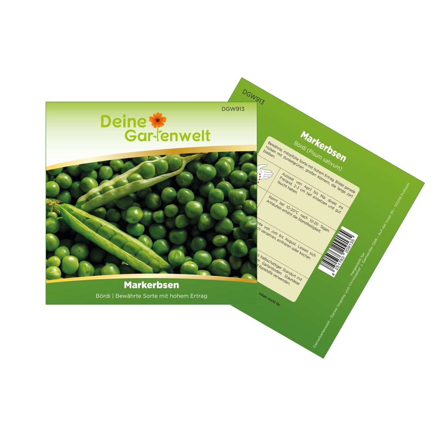 Deine Gartenwelt Markerbse Bördi Samen günstig online kaufen