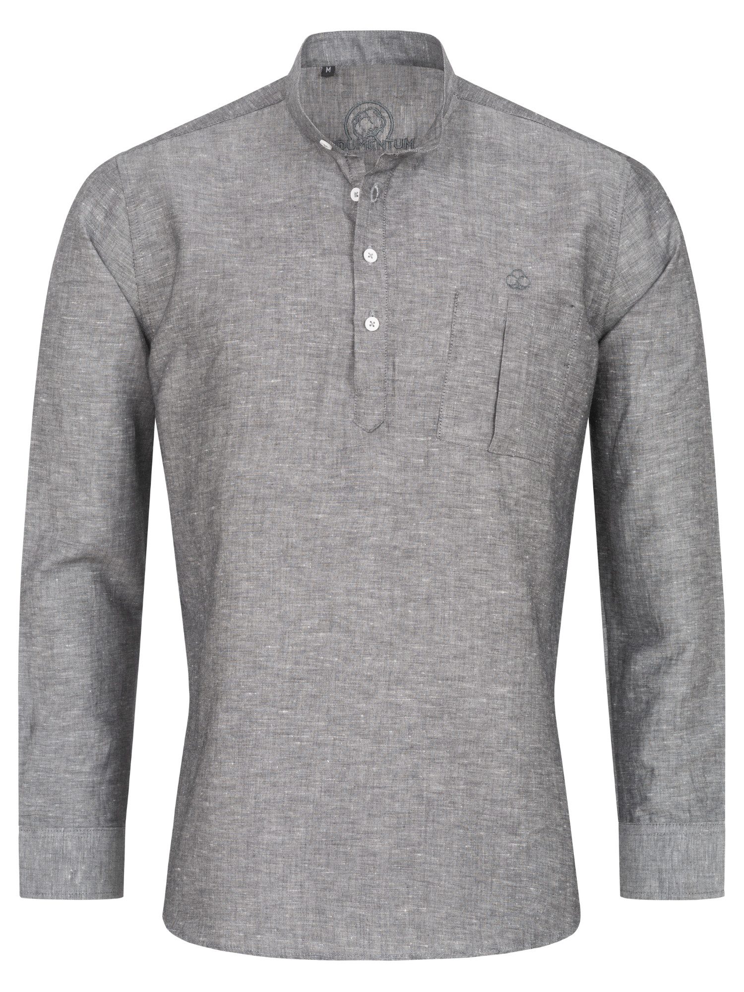 Indumentum Leinenhemd Herren Hemd Schlupfhemd Mao günstig online kaufen