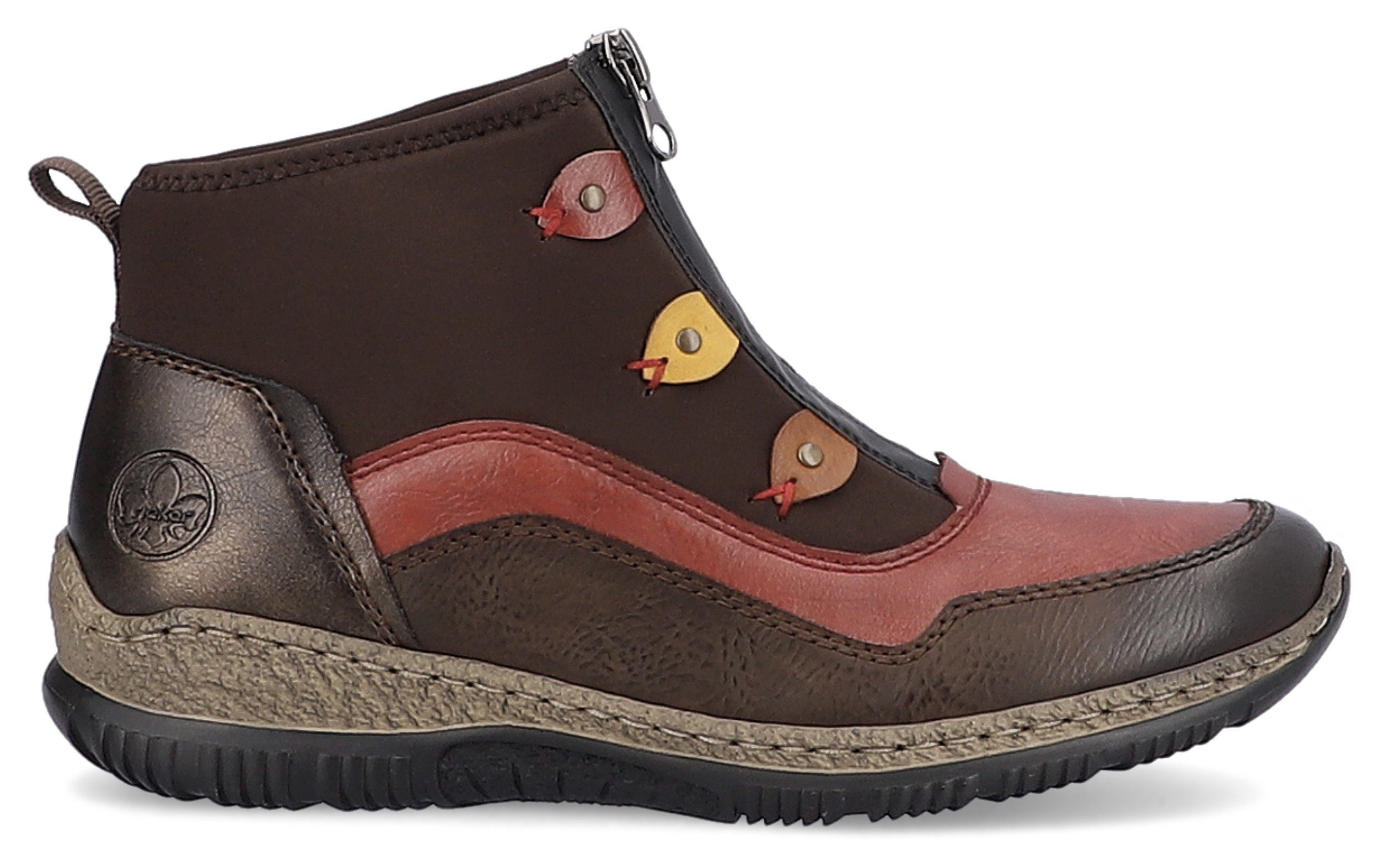 Rieker Schlupfboots mit kontrastfarbenen Details günstig online kaufen