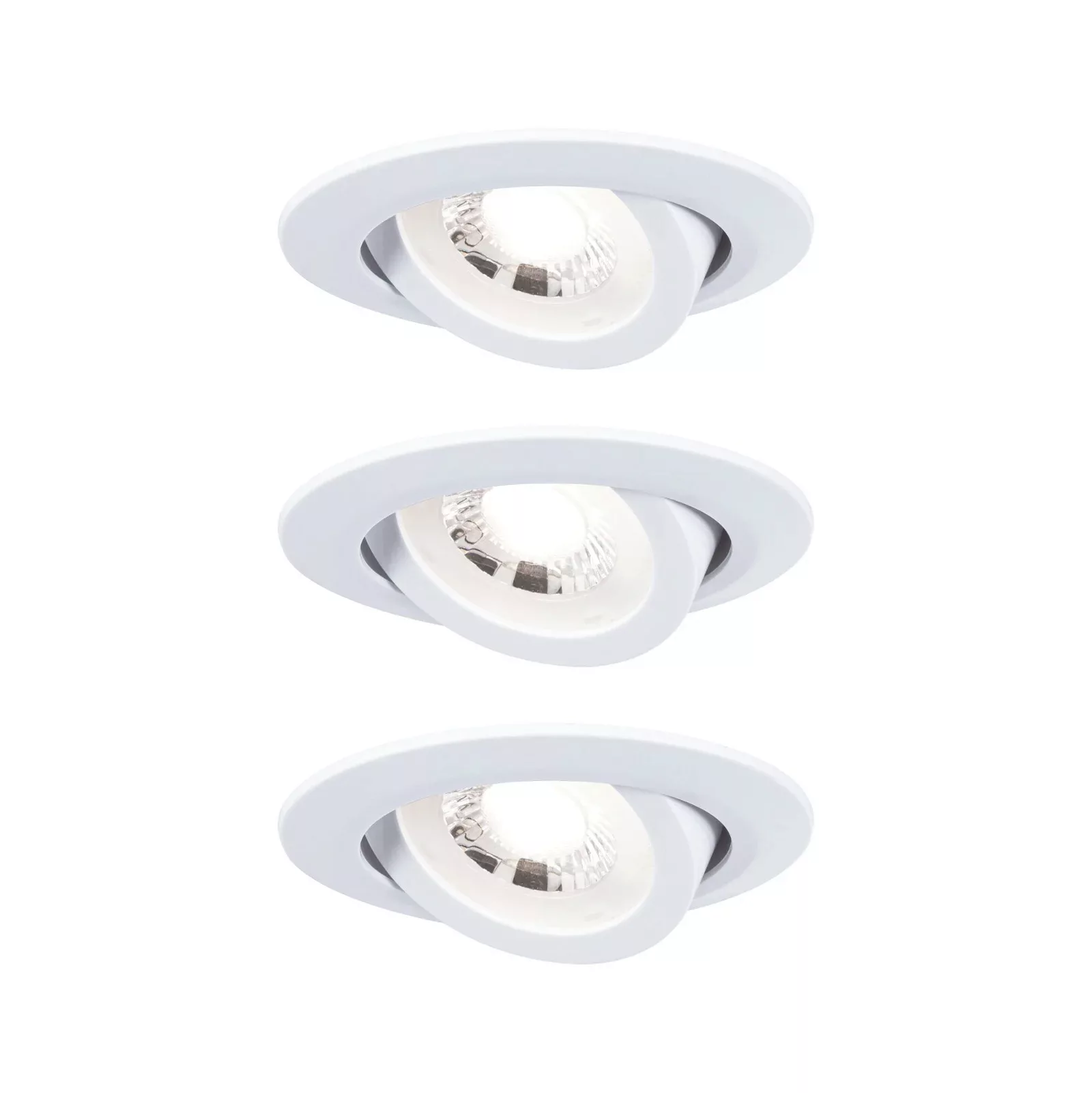 Paulmann 92985 LED-Einbauspot 3 x 6W, weiß matt günstig online kaufen