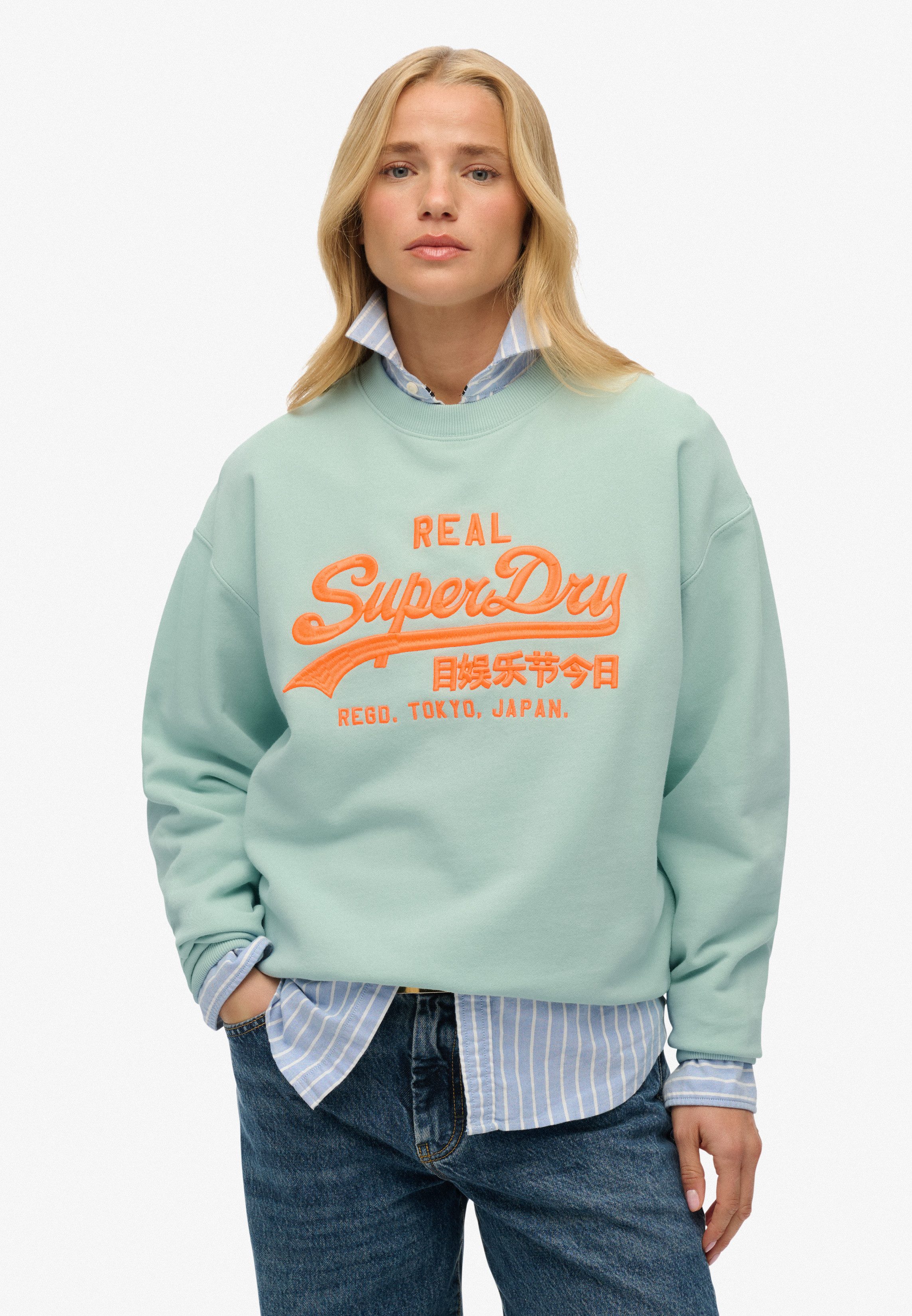Superdry Sweatshirt VL NEON LOOSE CREW günstig online kaufen