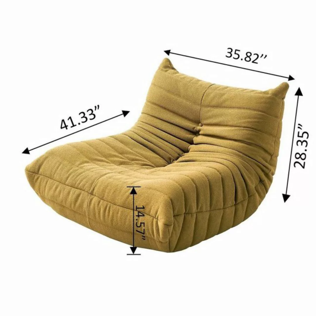 SEEZSSA Sofa Moderne Lazy Sofa,Sofas für Wohnzimmer Freizeit Chair Bodensof günstig online kaufen