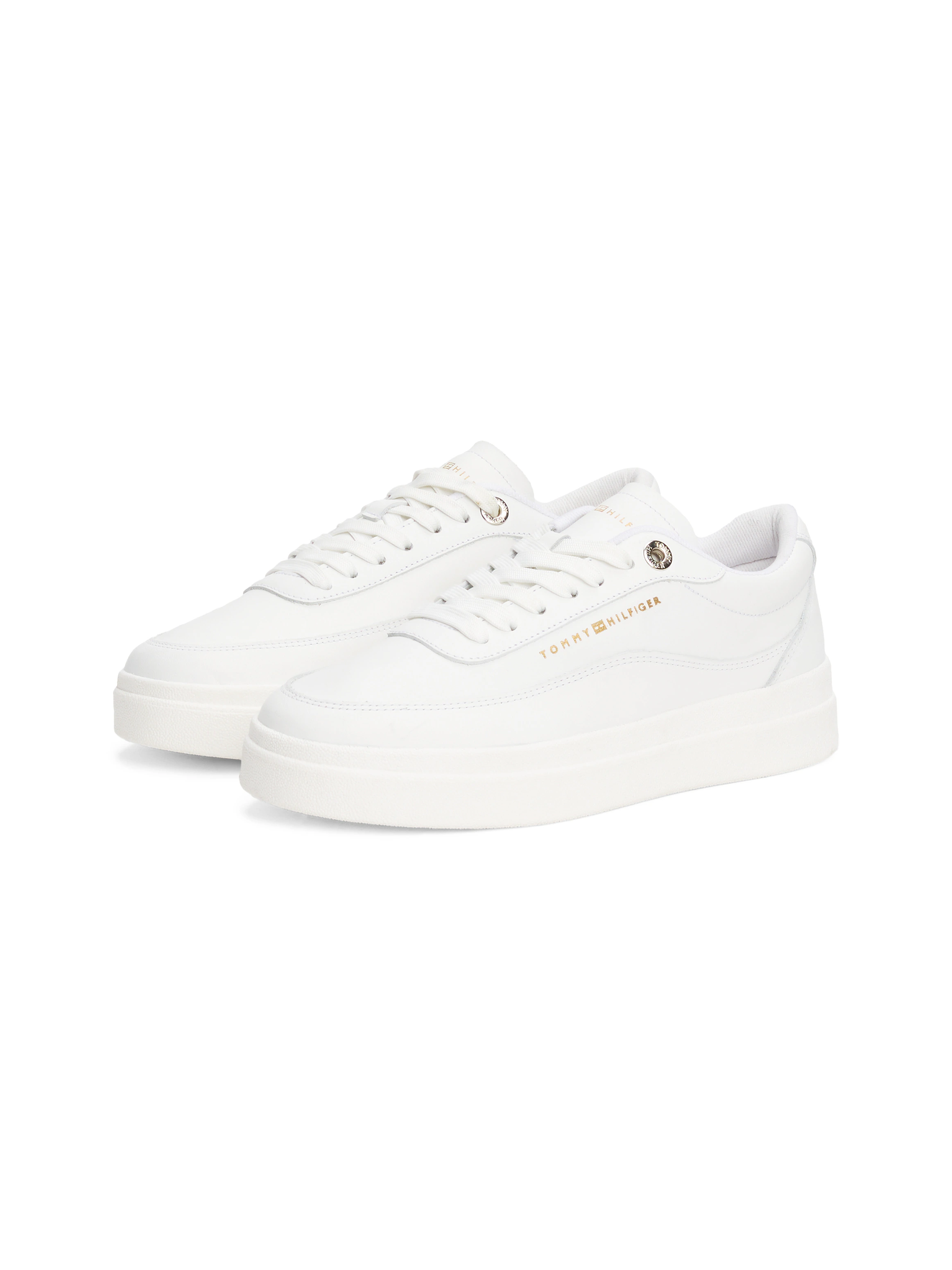 Tommy Hilfiger Plateausneaker "MODERN COURT SNEAKER LTHR", Freizeitschuh, H günstig online kaufen