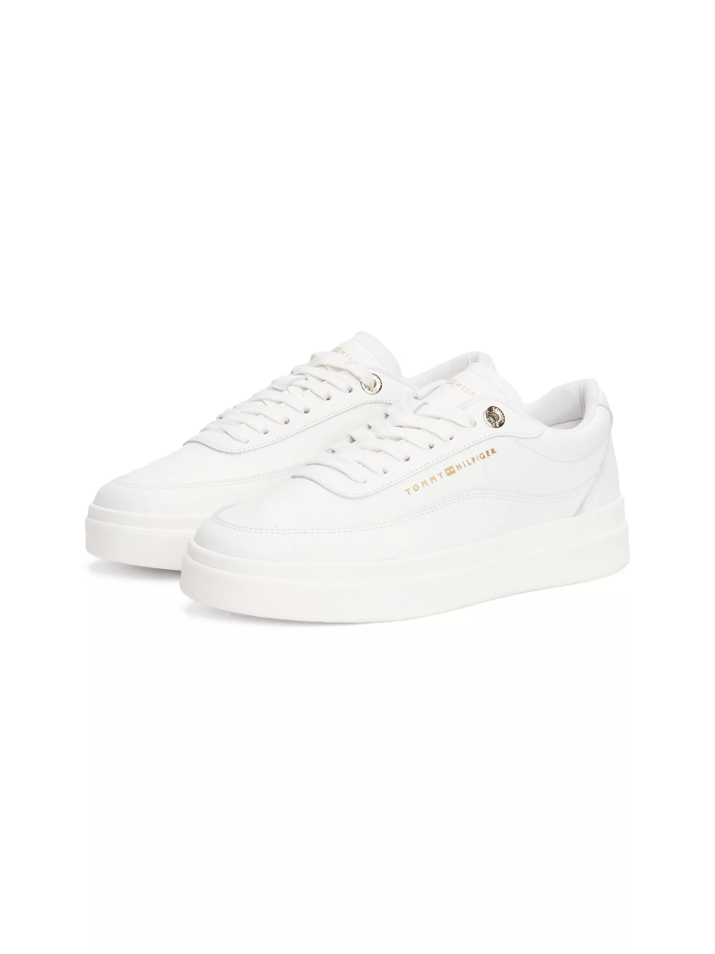 Tommy Hilfiger Plateausneaker "MODERN COURT SNEAKER LTHR", Freizeitschuh, H günstig online kaufen